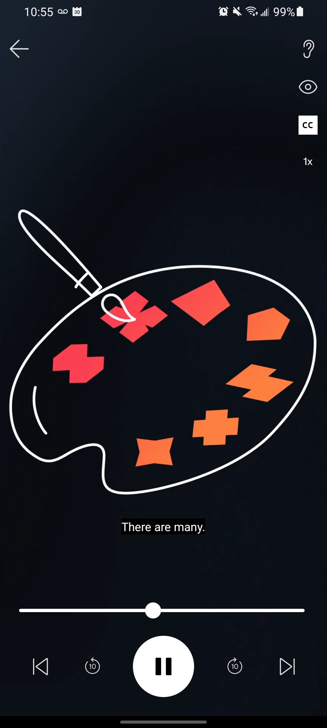 Graphic in a video from How We Feel app