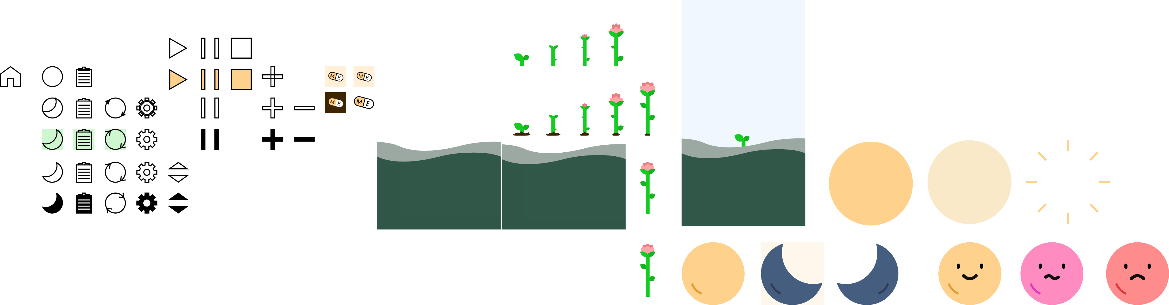 Icon process work in Adobe XD