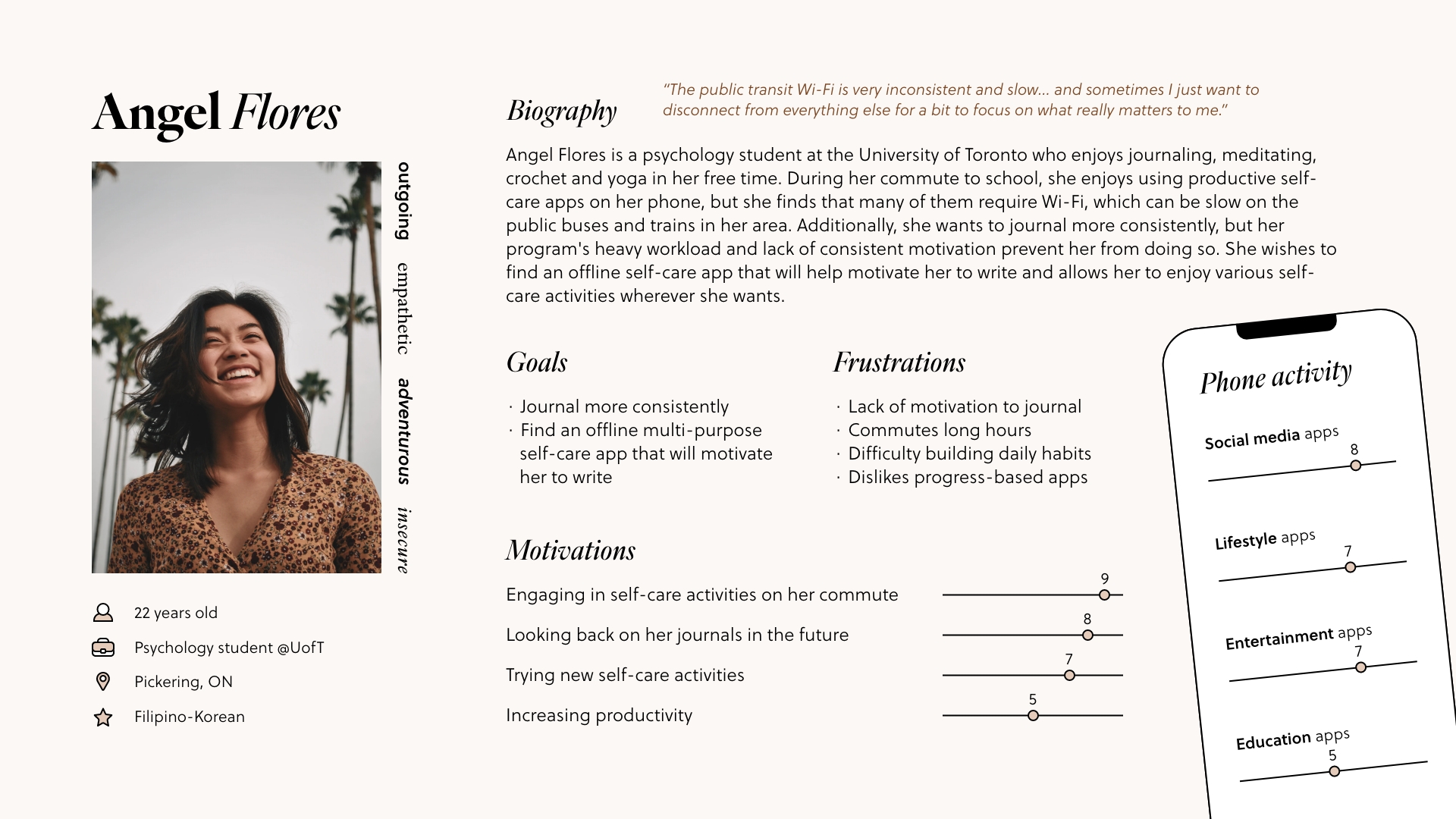 Persona #1: Angel Flores