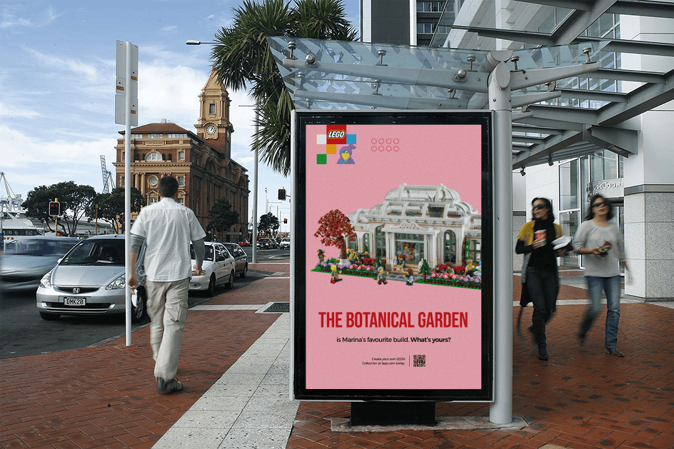 Advertisement Mockup for LEGO Collectors